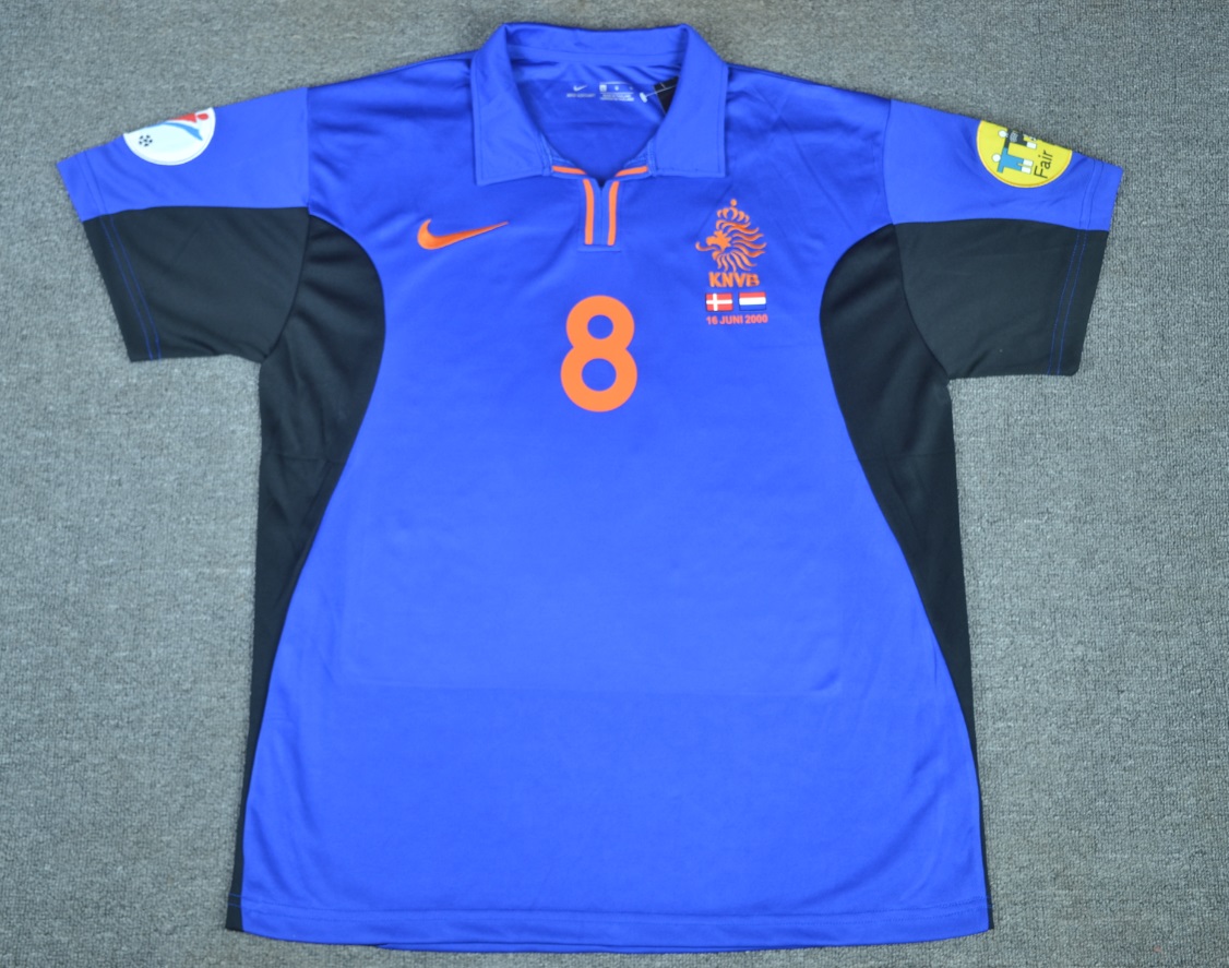 AAA Quality Netherlands 2000 EuroCup Away Soccer Jersey